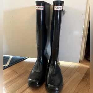 Hunter Rain Boots black